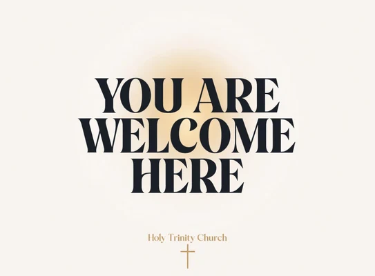 You are welcome here yard sign